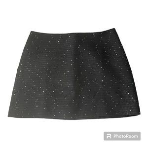NWT JCrew Sequined Woven Mini Skirt